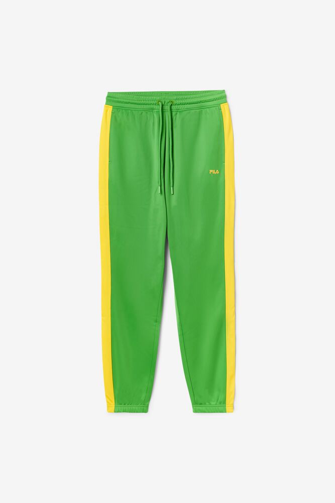 Fila Pants Mens Green Brazil Track - Ireland 63715-JHBL